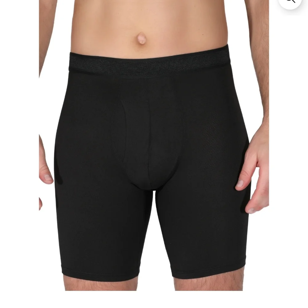 Athletic Works Mens Quick Dry Performance Stretch Boxer‎ Briefs 3XL 48-50 6 Pack